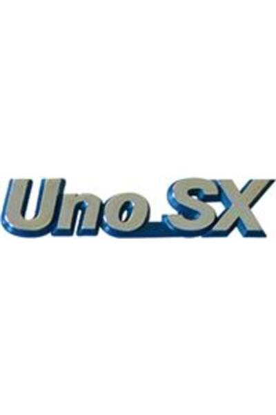 Universal Fiat Uno Sx Arka Otomobil Bagaj Yazı Stickersı