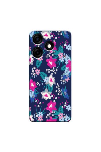 Zebana حافظة متوافقة مع TECNO Spark 10 4G زهور الربيع 3 حافظة من السيليكون (م...