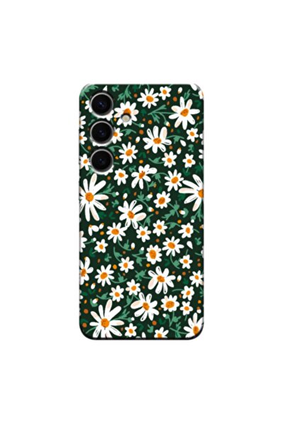 Zebana حافظة سيليكون متوافقة مع هاتف سامسونج جالاكسي S24 بلس زهور الربيع 4 (م...