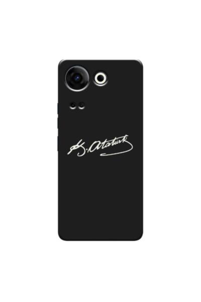 Zebana Tecno Camon 20 Pro 4g Compatible Case Atatürk Signature Silicone Case ...