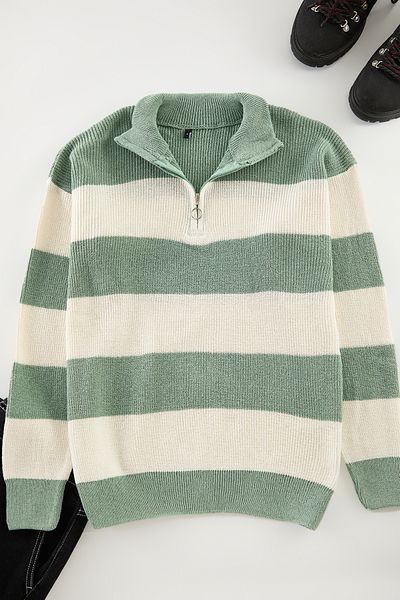 Edit by Trendyol Πλεκτό πουλόβερ Mint Slim Fit - TMNAW25KZ00062