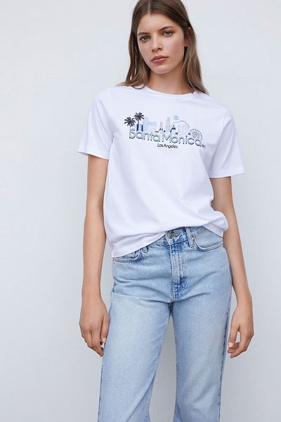 MANGO 57073812 Modelka T-shirt