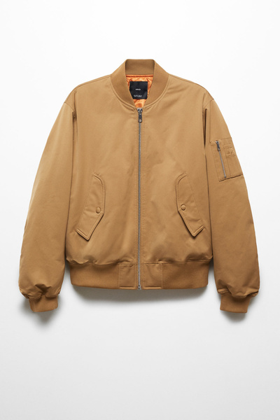 MANGO Woman Голямо бомбър яке