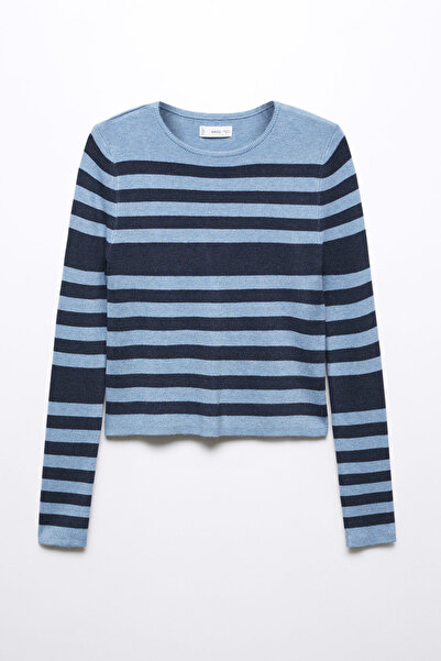 MANGO Kids Svetr z pruhované příze