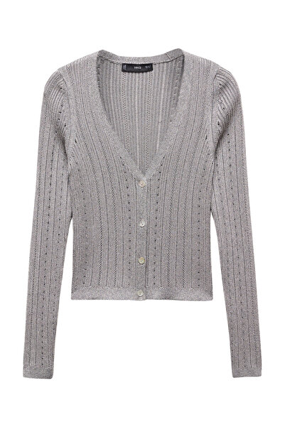 MANGO Kardigan z cienkiej dzianiny