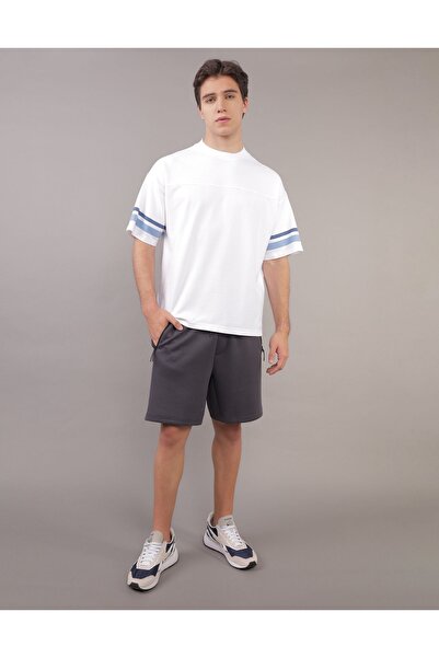 AMERICAN EAGLE Ae Flex Pique Oversize T-Shirt - U-1164-3897-100