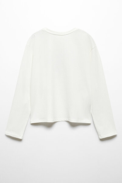 MANGO Kids Μπλουζάκι με εμπριμέ βαμβακερό μείγμα