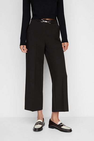 MANGO Belt Culottes Trousers