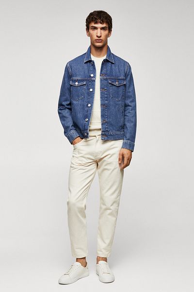MANGO Man Basic-Jeansjacke