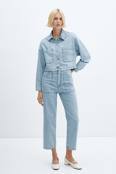 MANGO Denim-Hose-Overshirt