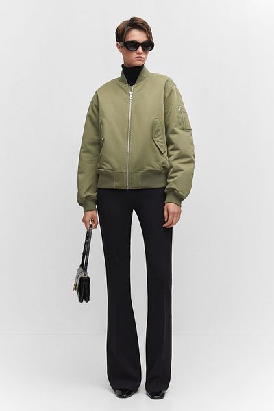 MANGO Übergroße Bomberjacke