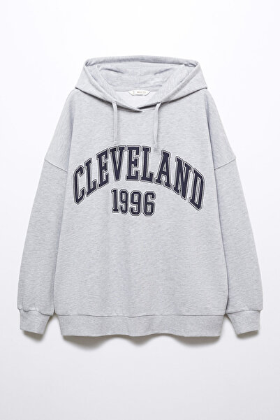 MANGO Kids Message zipped hoodie