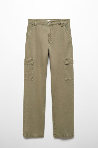 MANGO Woman Cargo Pocket Jean