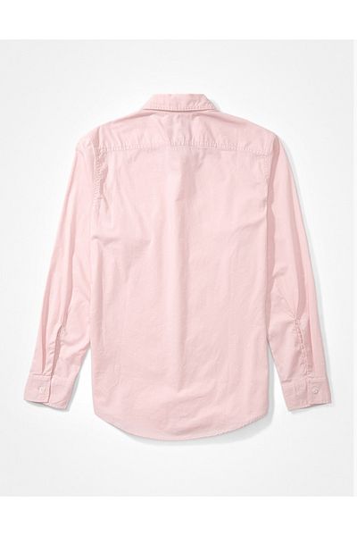 AMERICAN EAGLE Ae Printed Slim Fit Button-Up Shirt U-0153-2361-169