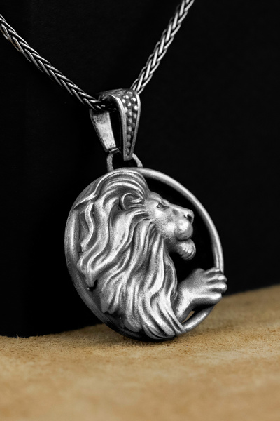 Savis Silver Aslan Burcu 925 Ayar Gümüş Kolye