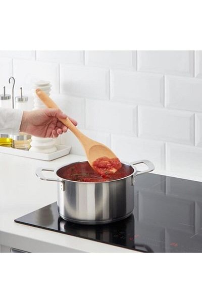 IKEA Rört Beech Look Wooden Cornered Spoon