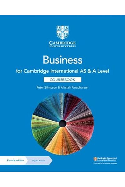 Cambridge International As & A Level Business Coursebook With Digital Access 2 Years