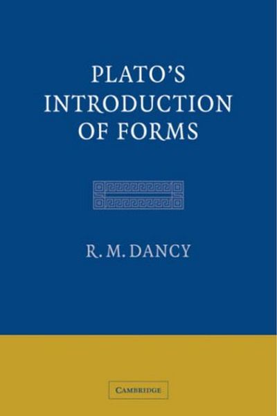 Cambridge Platos Introduction Of Forms