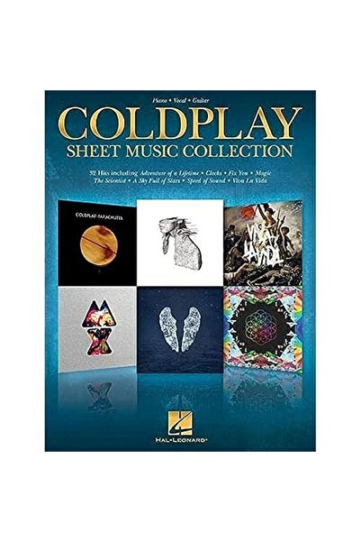 Bookazine مجموعة نوتات موسيقية لفرقة كولد بلاي