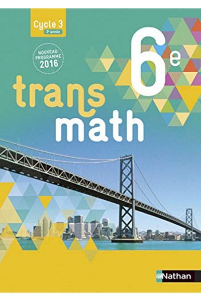 Interforum Editis Transmath Mathematiques 6E 2016 مانويل إليف التنسيق الكبير