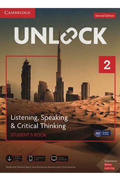 Cambridge Unlock Level 2 Listening Speaking & Critical Thinking Students Book Mob App And Online Workbook W