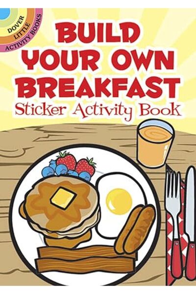 Dover قم بإنشاء كتاب ملصقات أنشطة الإفطار الخاص بك