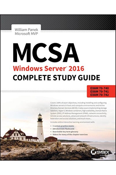 Wiley دليل الدراسة الكامل لـ Mcsa Windows Server 2016، الامتحان 70740، الامتح...