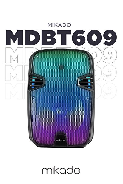 Mikado 20w Siyah Usb/bt/tf/tws Kablosuz Mikrofonlu Toplantı-parti Hoparlörü