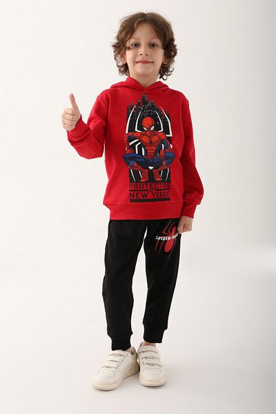 SPIDERMAN Spider Man D4830-3 Boy's Tracksuit Red