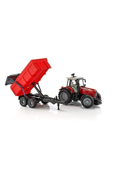Cici Oyuncak Çocuk Oyuncak Massey Ferguson 7480 Traktör Ve Römork Made In Ger...