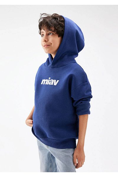 Mavi Суичър с качулка Miav с принт - 6s10028-70722-44