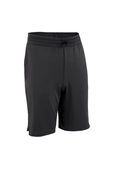 Decathlon Domyos Çocuk Koyu Gri Spor Şortu 500