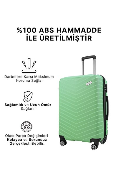 Wexta Wx-1001 Su Yeşili Orta Boy Valiz