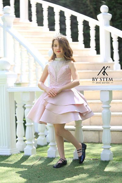Ribbon kids fata copil nunta absolvire detasabil perelin rochie