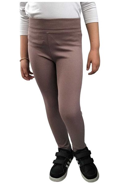 KAVİN KİDS Girls' Ribbed Tights