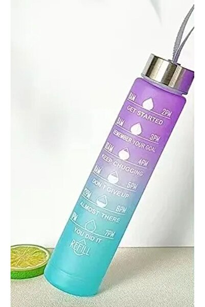 K&G Boutique Premium Motivasyonel Su Matarası Su Şişesi 300ml Tritan Okul Su Şişesi Bpa Içermez Suluk