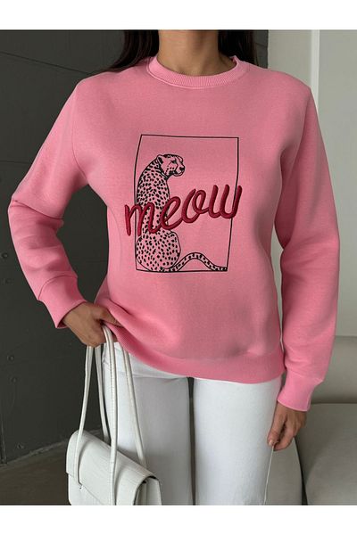 Basko fashion Hanorac de damă cu imprimeu brodat