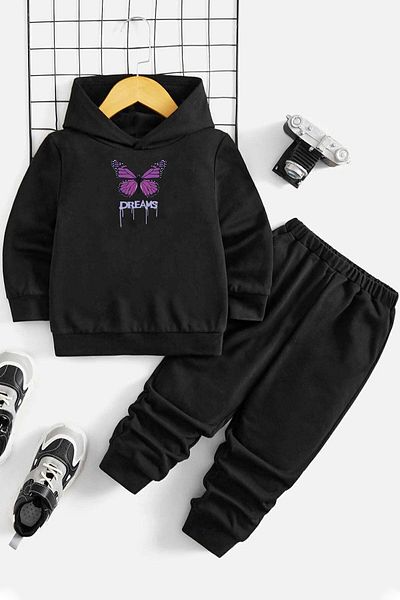 uyguntarz Παιδικό Σετ φόρμας Dream Butterfly printed