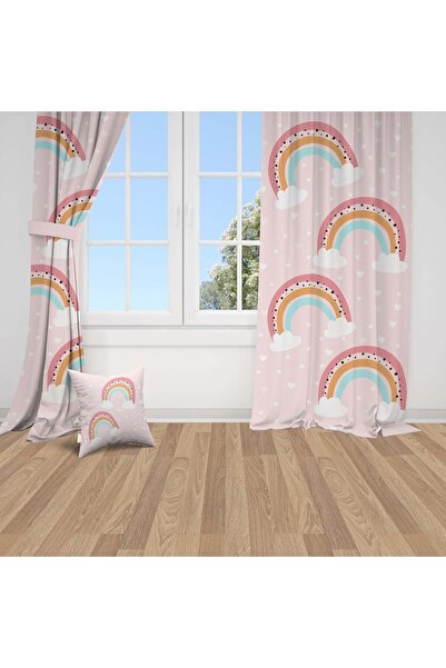 Bebemotto Soft Pembe, Gökkuşağı, Pembe, Beyaz, Ithal Kumaş, Çocuk Ve Bebek Od...