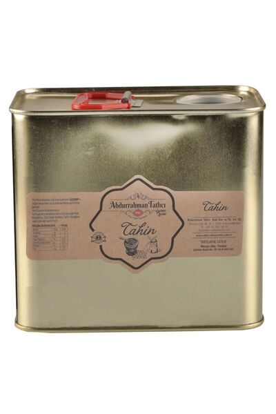Abdurrahman Tatlıcı Abdurrahman Tatlıcı Özel Seri Teneke Tahin 1400 Gr
(1Adet)