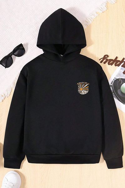 uyguntarz Bequemes Mädchen-Sweatshirt mit Arizona-Print - Herren