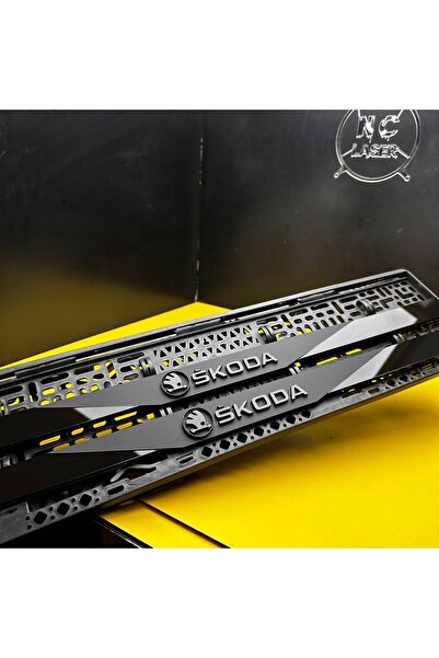 NCLASER MARKING Skoda logo mat plakalık