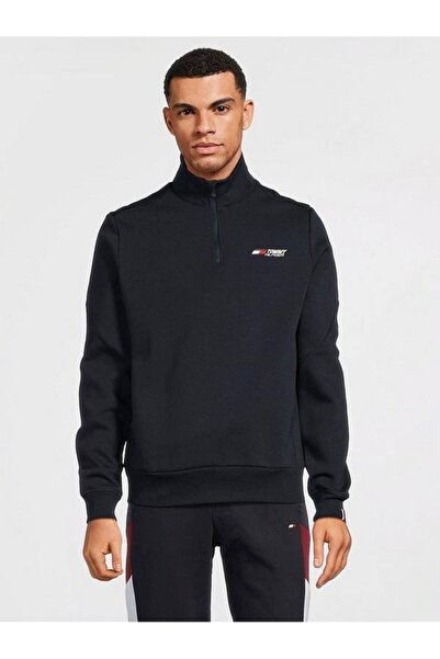 Tommy Hilfiger YARIM FERMUARLI SPORT SWEATSHİRT