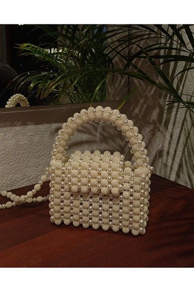 BEYBACO Τσάντα Blackberry Pearl - Pearl Bead Bag - Pearl Bag - Blackberry Pearl Hand&Shoulder Bag