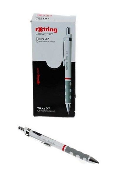 Rotring White Tıkky Pen - 0.7, 1904506 -12 Pieces