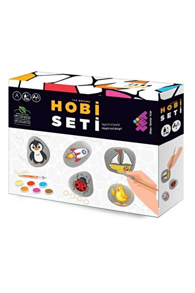 Zetzeka HOBİ SETİ Taş Boyama 3+ Yaş 1+ Oyuncu