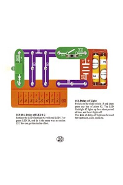 Zetzeka Funny Electronic Kit Eğlenceli ve Öğretici Elektronik Deney Seti 100+ Deney 5+ Yaş