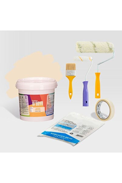 Bi Boya Tek Duvar Boyama Seti Fildişi