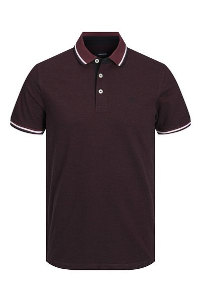 Jack & Jones Poloshirt Einfarbiges Polokragen-Poloshirt