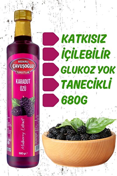 Bozkırlı Çavuşoğlu Doğal ve Katkısız Karadut Özü 680g